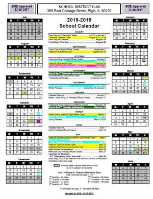 u46 calendar|elgin school district u 46 calendar.